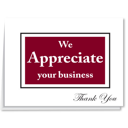 Dealer thank you cards, Dealership referral card, thank you card for