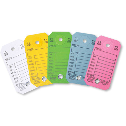 Cardboard Key Tags, Auto Key Tags, Dealer Key Tags, Auto Repair Key